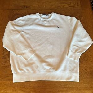 Ralph Lauren White Crewneck Sweater NWOT